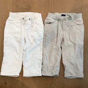 Two GAP cords pants